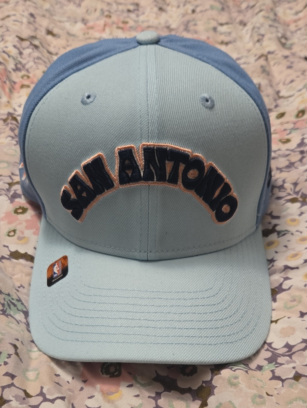 New Era City Edition San Antonio Two-Tone Light Blue & Navy Curved Logo Cap